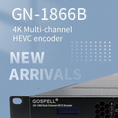 الصين Gospell 4K HD متعدد القنوات HEVC جهاز تشفير التلفزيون الرقمي جهاز H.265 IPTV Streaming Encoder المزود