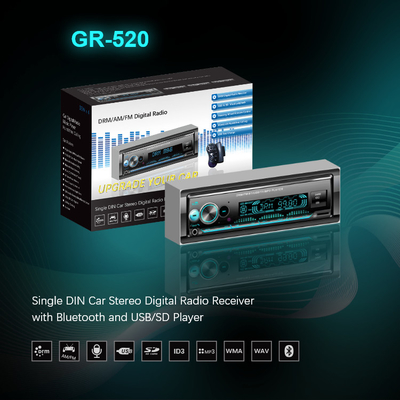 الصين مشغل MP3 للسيارة 1 DIN مشغل MP3 ذكي DRM راديو السيارة تيار مستمر 12 فولت USB مشغل صوت فيديو المزود