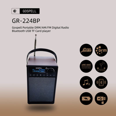 الصين مشغل راديو رقمي محمول من World Band جهاز استقبال Gospell DRM المزود