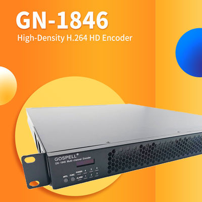 الصين Gospell GN-1846 12-Ch H.264 HD Encoder HDMI خيارات الإدخال تشفير التلفزيون الرقمي مع البث المزود