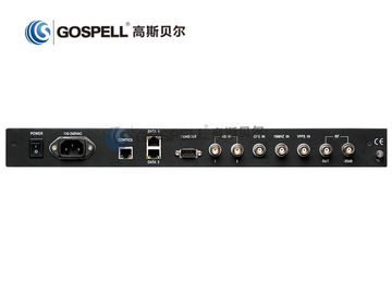 الصين واحد قناة DTV المغير DVB-T2 QPSK المغير المزدوج زائدة عن الحاجة ASI Gigabit IP المزود